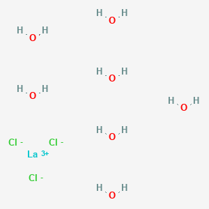 Molecular structure of Lanthanum chloride heptahydrate