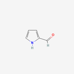 Molecular structure of Pyrrole-2-carboxaldehyde