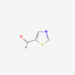 Molecular structure of Thiazole-5-carboxaldehyde