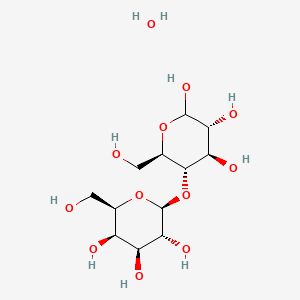 Molecular structure of Lactose, monohydrate