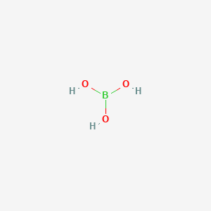 Molecular structure of Boric Acid