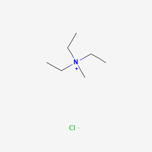 Molecular structure of Triethylmethylammonium chloride