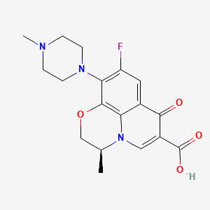 Molecular structure of Levofloxacin