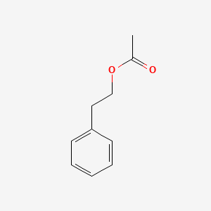 Molecular structure of Phenethyl acetate