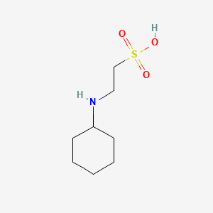 Molecular structure of N-Cyclohexyltaurine