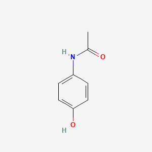 Molecular structure of 4-Acetamidophenol