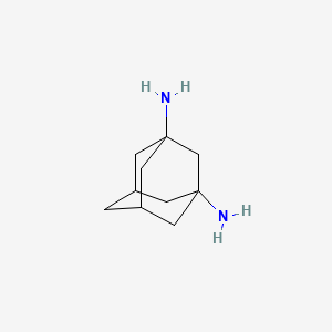 Molecular structure of 1,3-Adamantanediamine