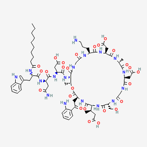 Molecular structure of Daptomycin