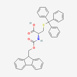 Molecular structure of FMOC-S-trityl-L-cysteine