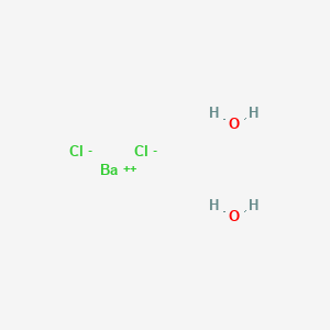 Molecular structure of Barium chloride dihydrate