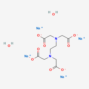 Molecular structure of Tetrasodium edetate dihydrate