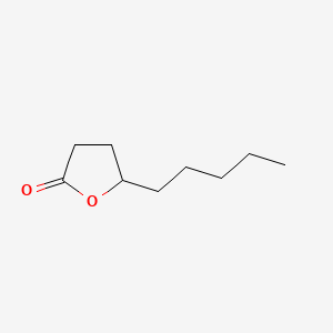 Molecular structure of gamma-Nonanolactone