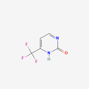 Molecular structure of 2-Hydroxy-4-(trifluoromethyl)pyrimidine