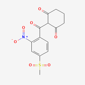 Molecular structure of Mesotrione