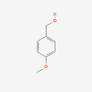 Molecular structure of 4-Methoxybenzyl alcohol