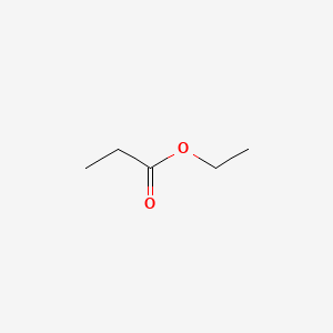 Molecular structure of Ethyl propionate