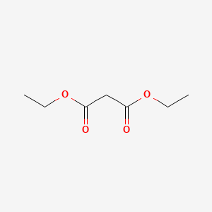 Molecular structure of Diethyl malonate