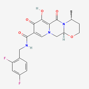 Molecular structure of Dolutegravir