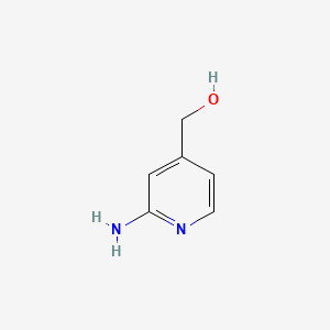 Molecular structure of 2-Aminopyridine-4-methanol