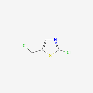 Molecular structure of 2-Chloro-5-chloromethylthiazole