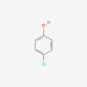 Molecular structure of 4-Chlorophenol