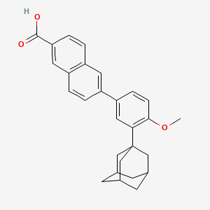 Molecular structure of Adapalene