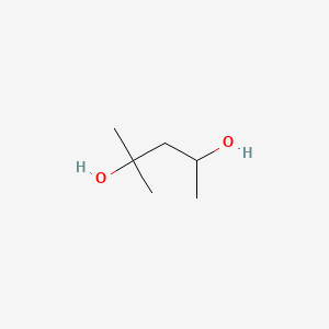 Molecular structure of Hexylene Glycol