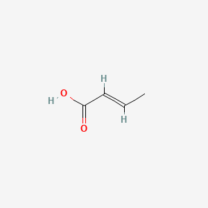 Molecular structure of Crotonic acid
