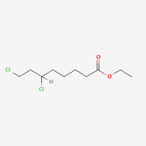 Molecular structure of Ethyl 6,8-dichlorooctanoate