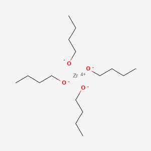 Molecular structure of Tetrabutoxyzirconium