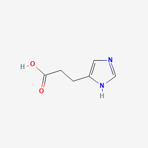 Molecular structure of 3-(Imidazol-4-yl)propionic acid