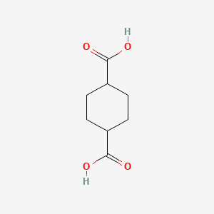 Molecular structure of 1,4-Cyclohexanedicarboxylic acid