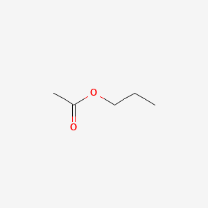 Molecular structure of Propyl acetate