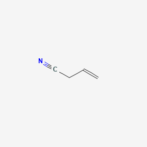 Molecular structure of Allyl cyanide