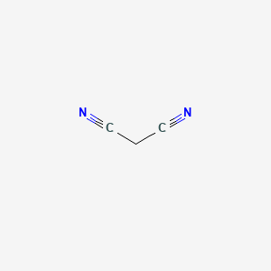 Molecular structure of Malononitrile