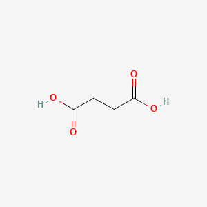 Molecular structure of Succinic acid