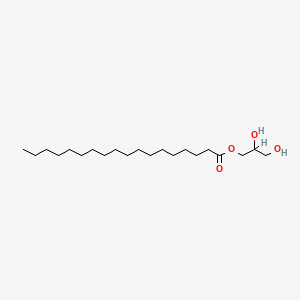 Molecular structure of Glyceryl monostearate