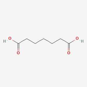 Molecular structure of Pimelic acid