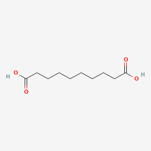 Molecular structure of Sebacic acid