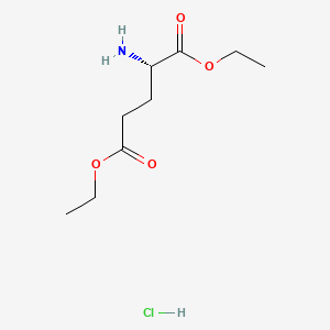 Molecular structure of Diethyl L-glutamate hydrochloride