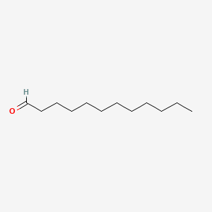 Molecular structure of Dodecyl aldehyde