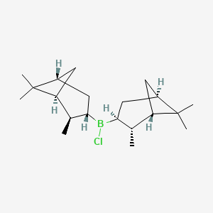 Molecular structure of (+)-DIP Chloride