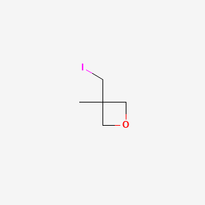 Molecular structure of 3-(iodomethyl)-3-methyloxetane