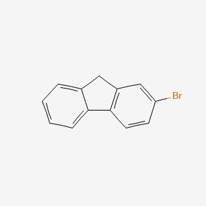 Molecular structure of 2-Bromofluorene