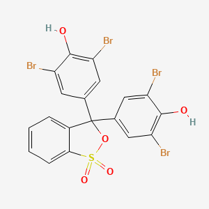 Molecular structure of Bromophenol Blue
