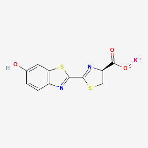 Molecular structure of D-Luciferin potassium salt