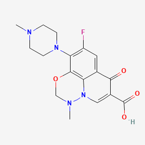 Molecular structure of Marbofloxacin