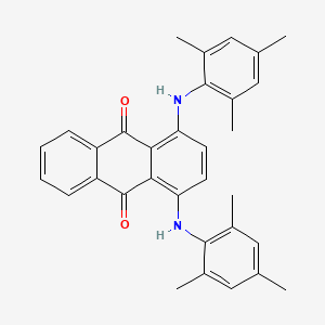 Molecular structure of Solvent Blue 104