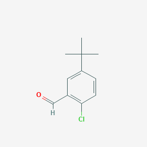 Molecular structure of 2-Chloro-5-tert-butylbenzaldehyde