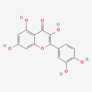 Molecular structure of Quercetin